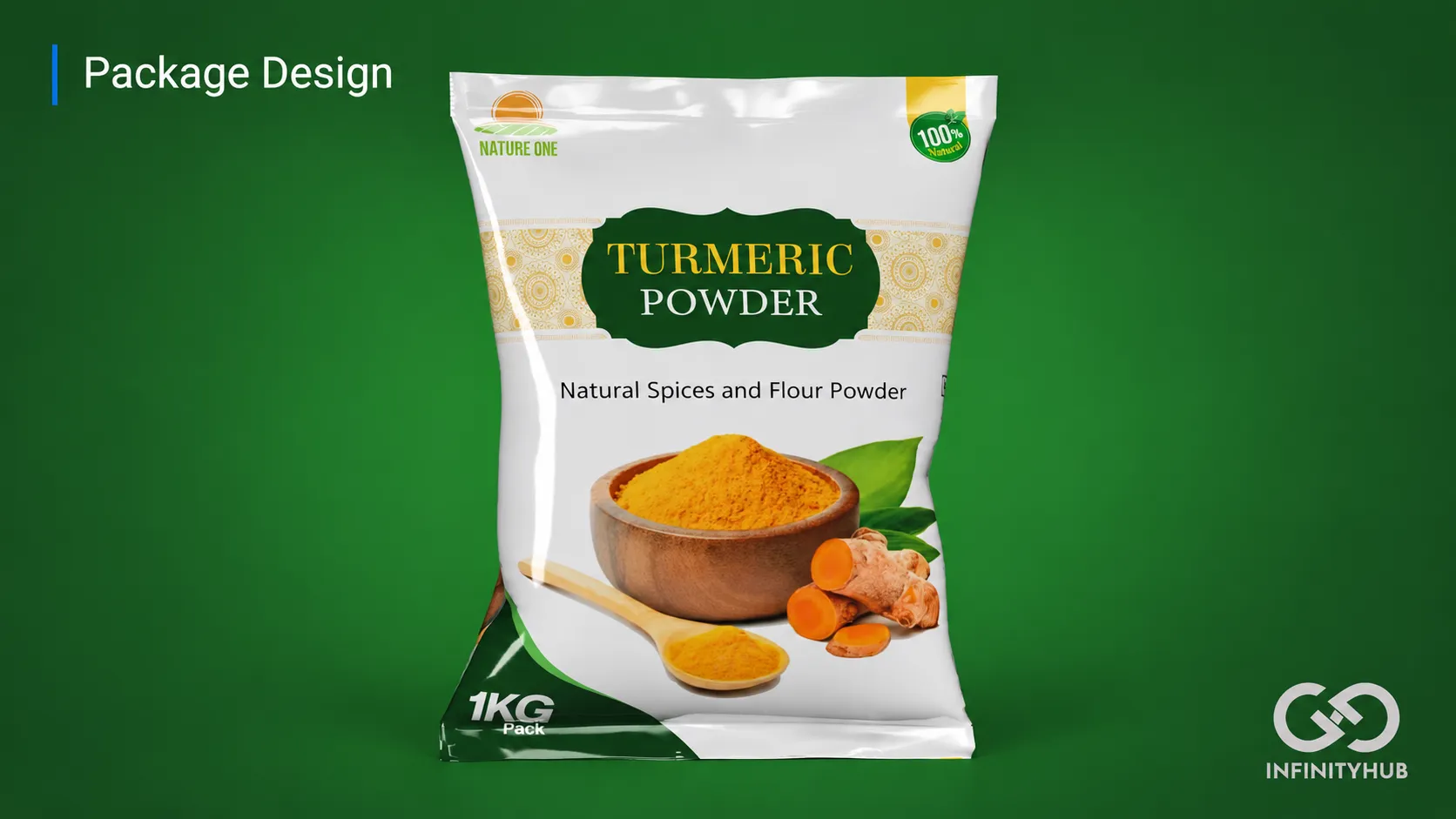 Turmeric Powder Package Design